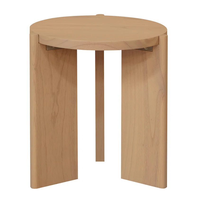 Apollo Minimalist Timber Side Table - Natural