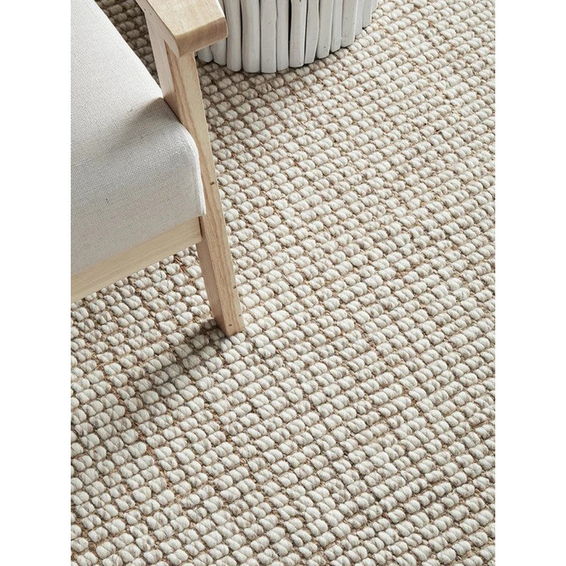 Arabella Artisan Wool-Jute Blend Handmade Rug - 165x115cms