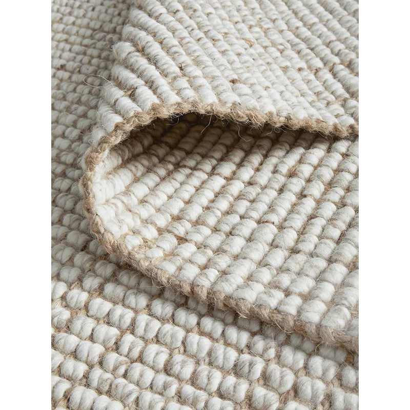 Arabella Artisan Wool-Jute Blend Handmade Rug - 225x155cms