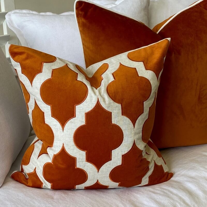 Arch Pattern 50x50cm Cushion Cover - Mango