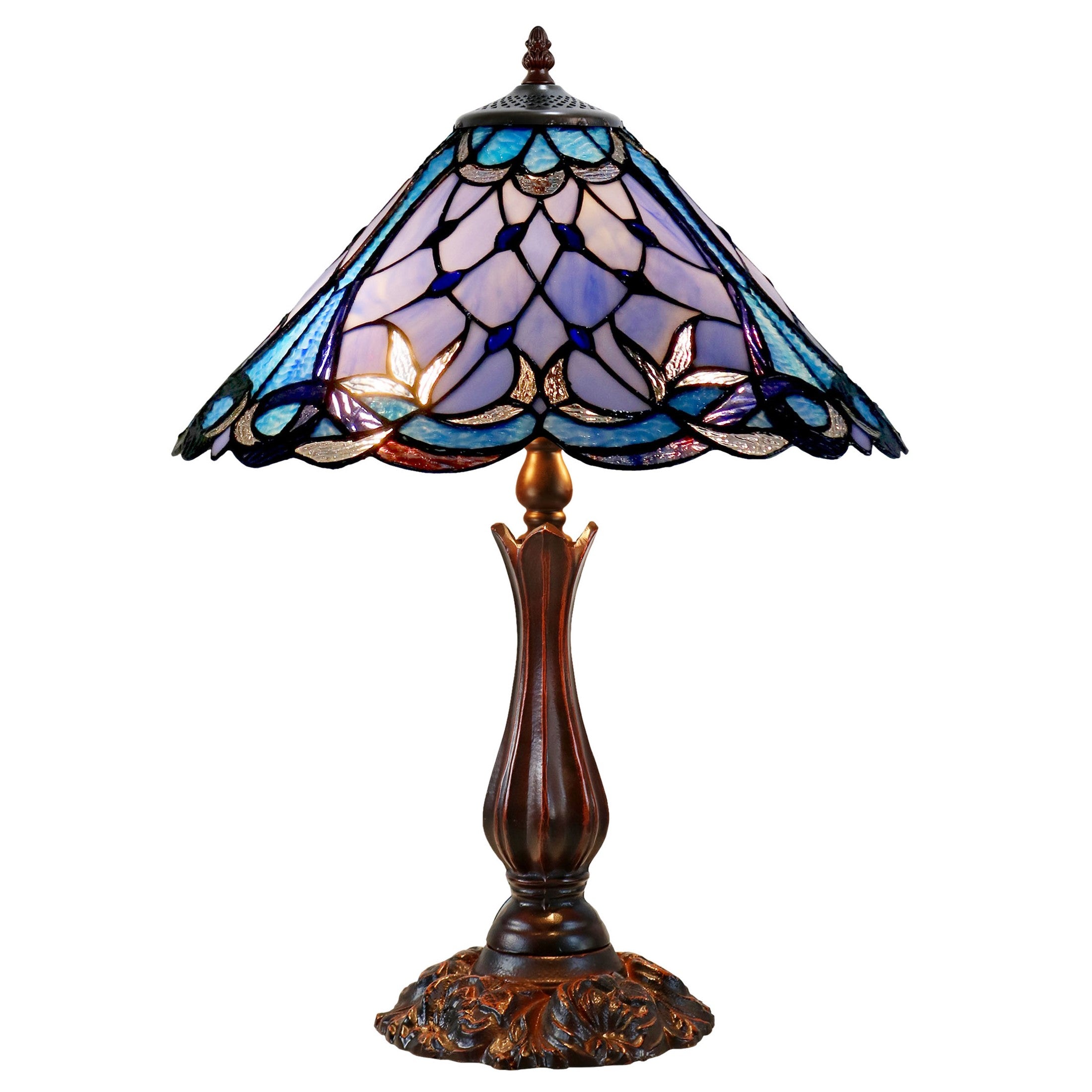 Arch Stained Tiffany Style Glass Table Lamp