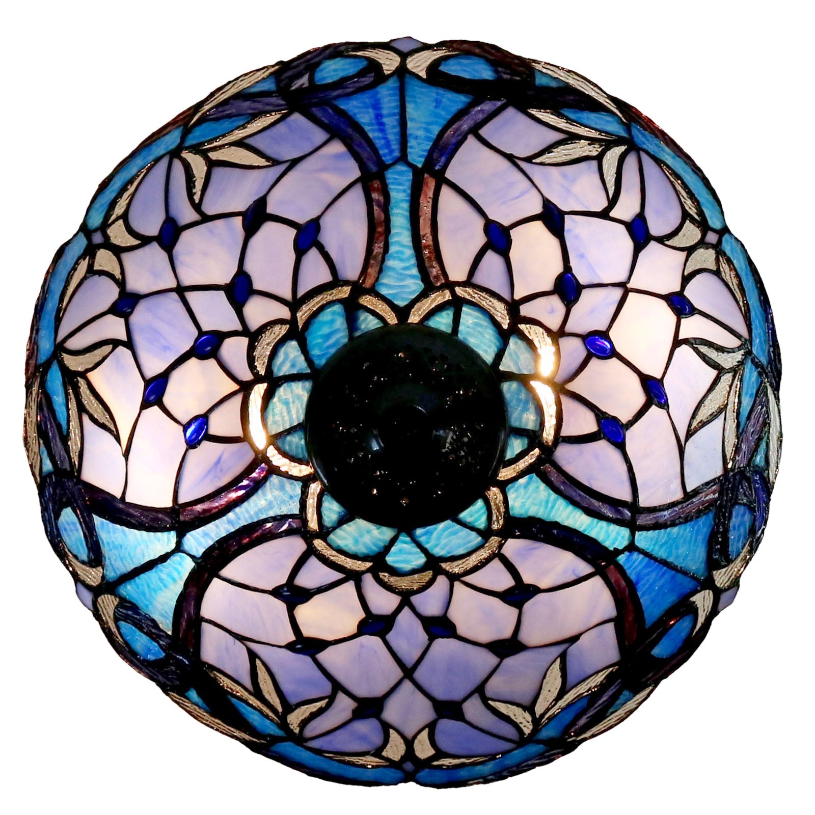 Arch Stained Tiffany Style Glass Table Lamp