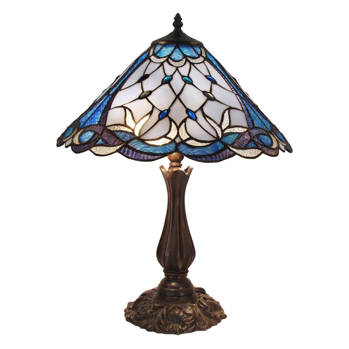 Arch Stained Tiffany Style Glass Table Lamp