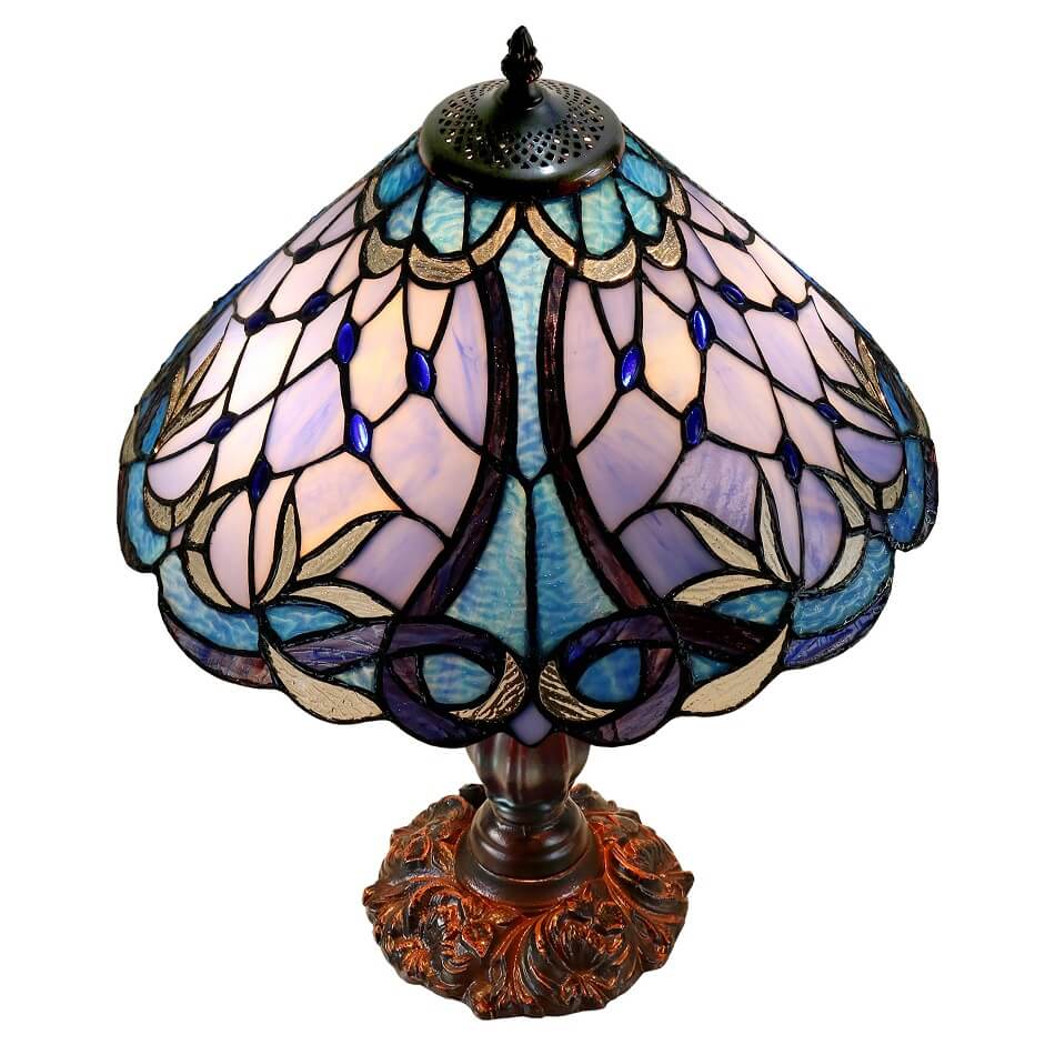 Arch Stained Tiffany Style Glass Table Lamp