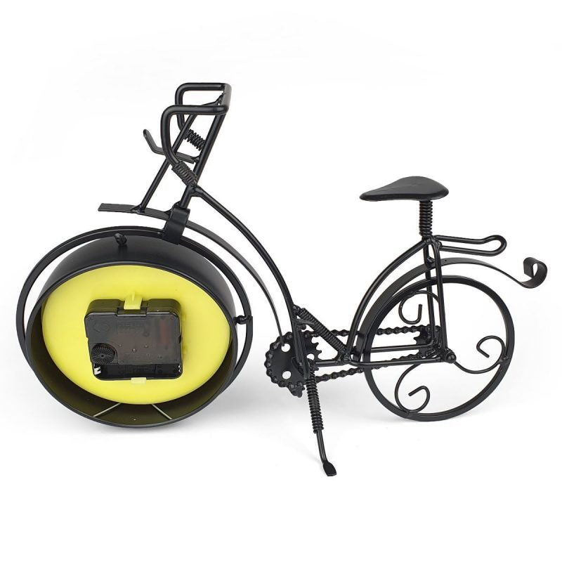 Art Metal Home Decor Bike Table Clock - Available in 2 Colors