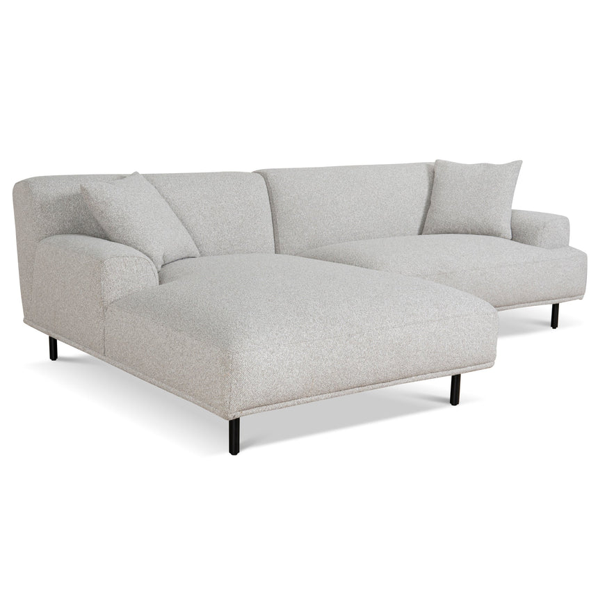 Refined Comfort Left Chaise Sofa - Clay Grey