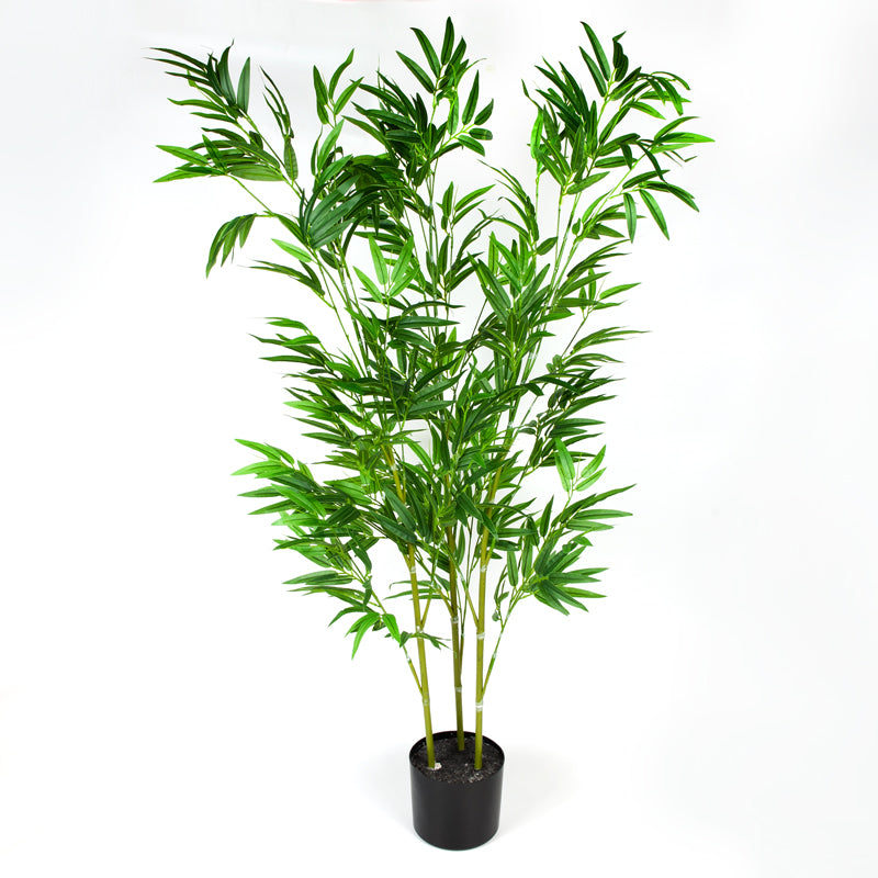 Artificial Bamboo Plant Plastic Pot - 120cms