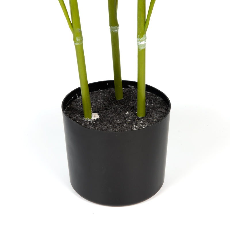 Artificial Bamboo Plant Plastic Pot - 120cms