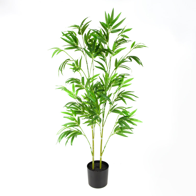 Artificial Bamboo Plant Plastic Pot - 90cms