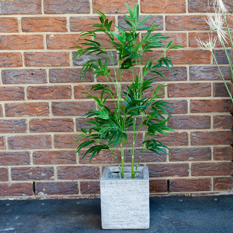 Artificial Bamboo Plant Plastic Pot - 90cms