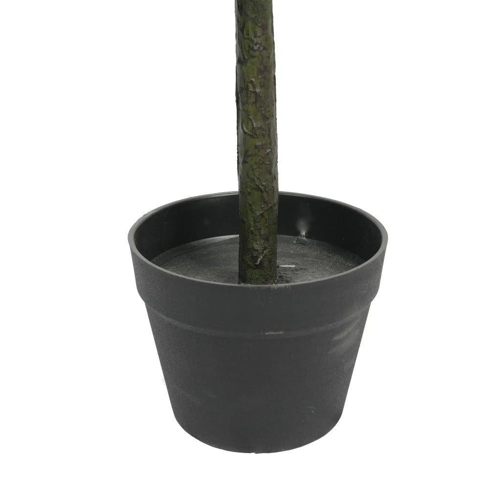 Artificial Bayleaf Ficus Two Ball Topiary Tree 130cms