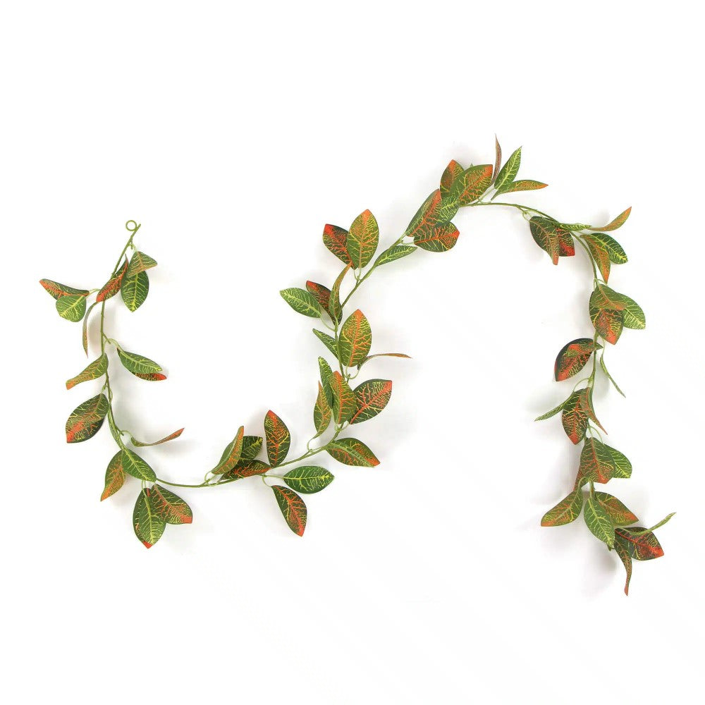 Artificial Croton Vine Hanging Garland 180cms