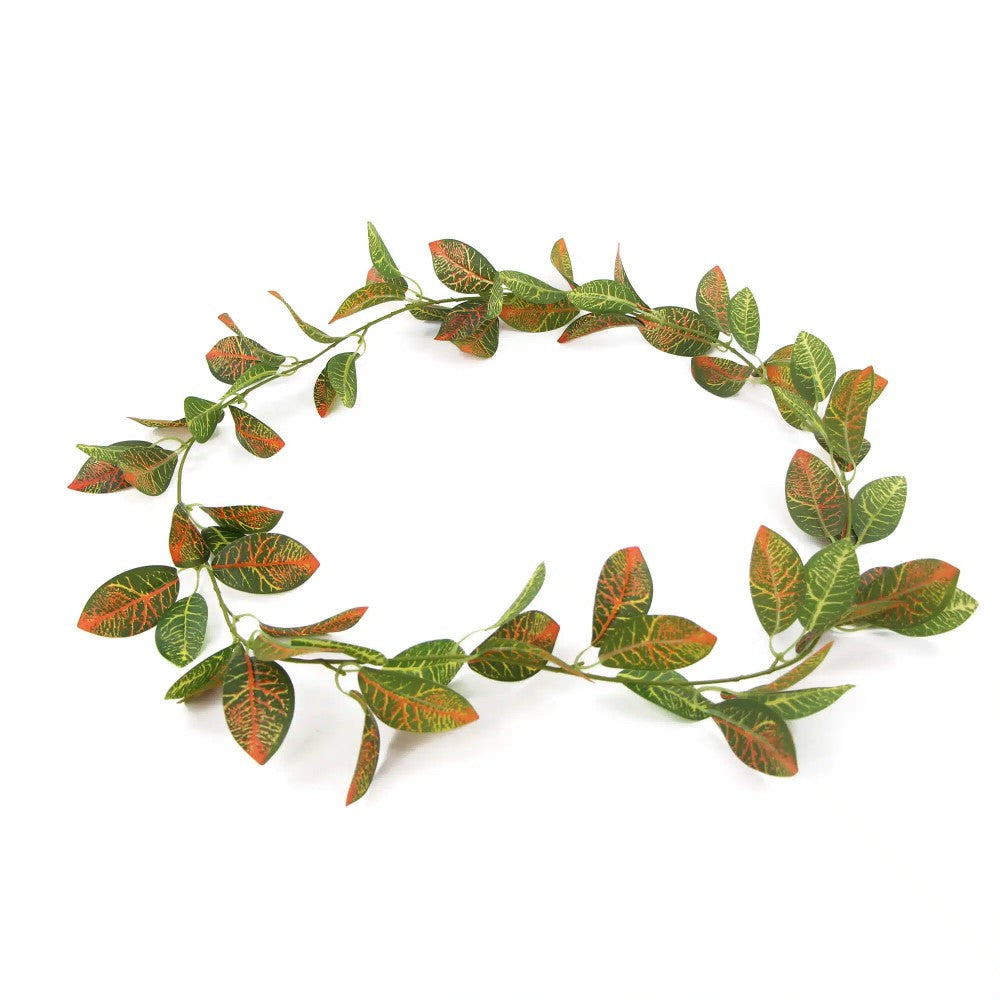 Artificial Croton Vine Hanging Garland 180cms