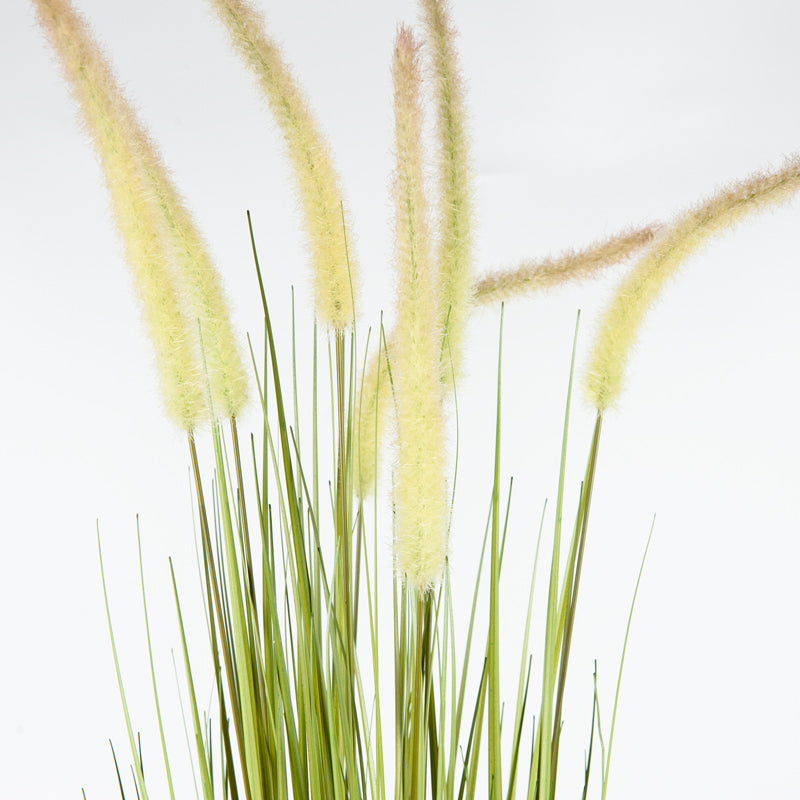 Artificial Dogtail Grass Plastic Pot - 92cms