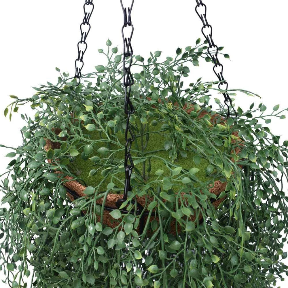 Artificial English Hanging Basket UV Resistant 110cms