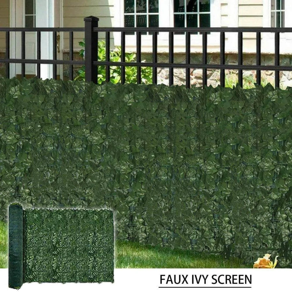 Artificial Ivy Leaf Hedging & Privacy Screen Roll 3m X 1m