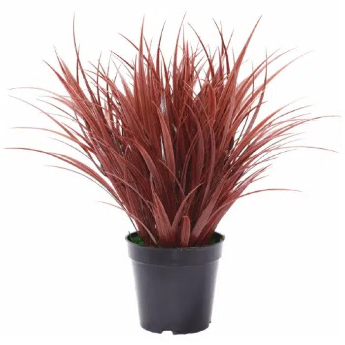 Artificial UV Resistant Dense Burgundy Grass 38cms