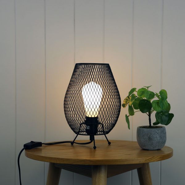 Artisan Black Mesh Table Lamp (Available in 2 Colors)