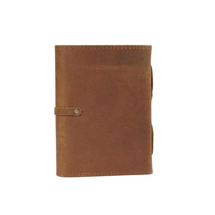 Artisan Crafted Leather Journal with Key Closure