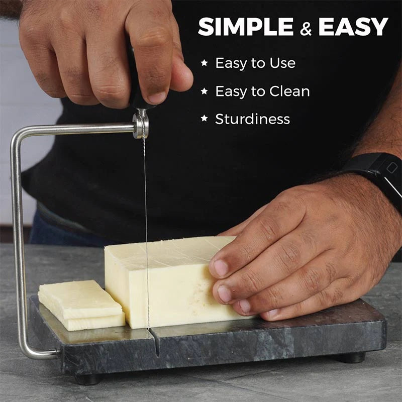 Artisan Handmade Marble Cheese Slicer (Available in 4 Colors)