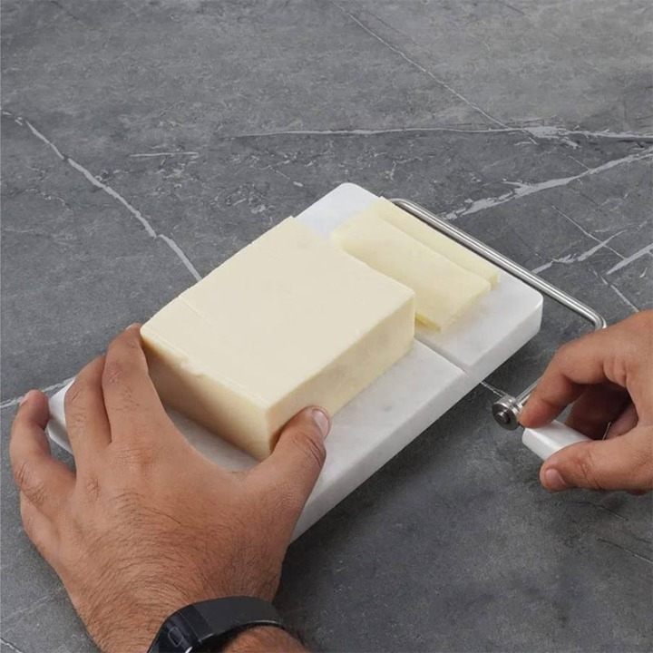 Artisan Handmade Marble Cheese Slicer (Available in 4 Colors)