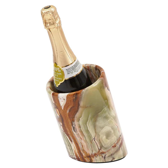 Artisanal Marble Fancy Wine Chiller - Green