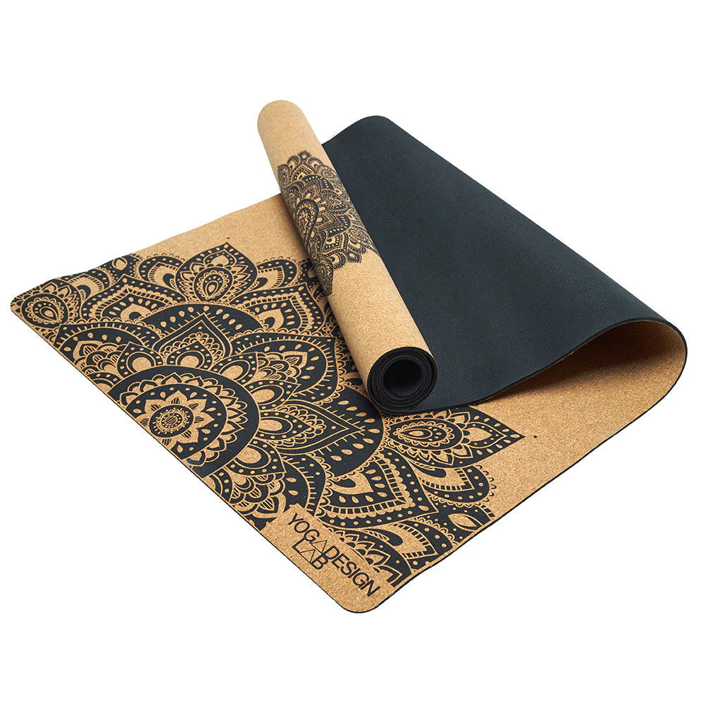 Artistic Design Lab Combo Yoga Mat 1.5mm - Mandala Black & Brown