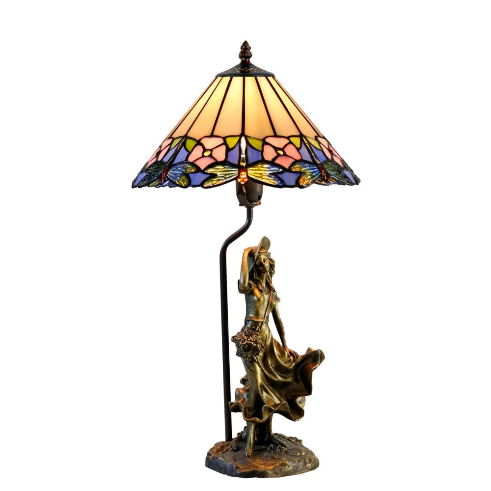 Artistic Glow Delia Figurine Table Lamp