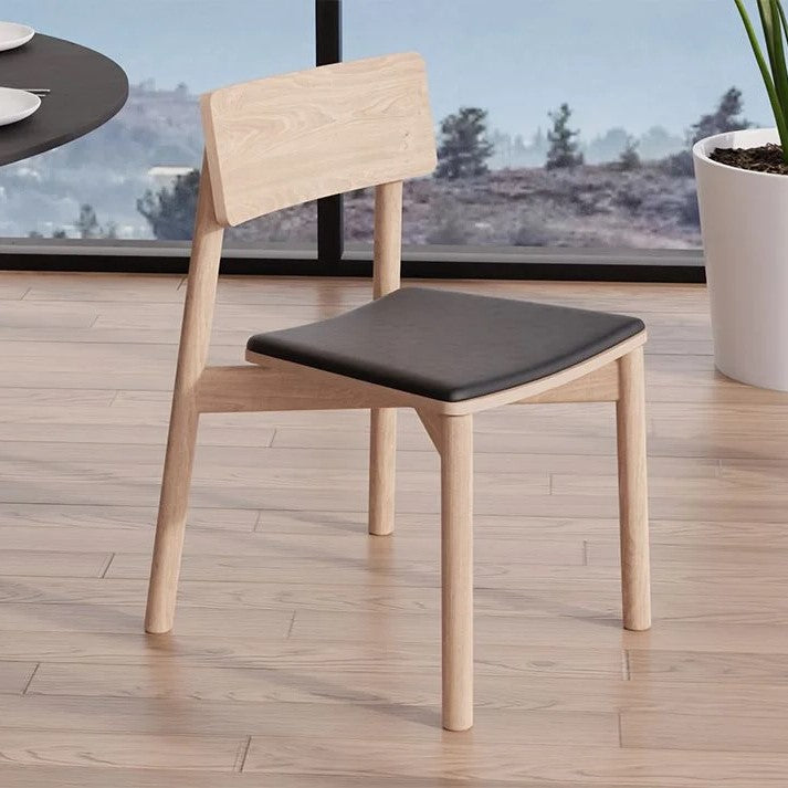 Ash Wood Serenity Padded Dining Chair (Available in 5 Colors)