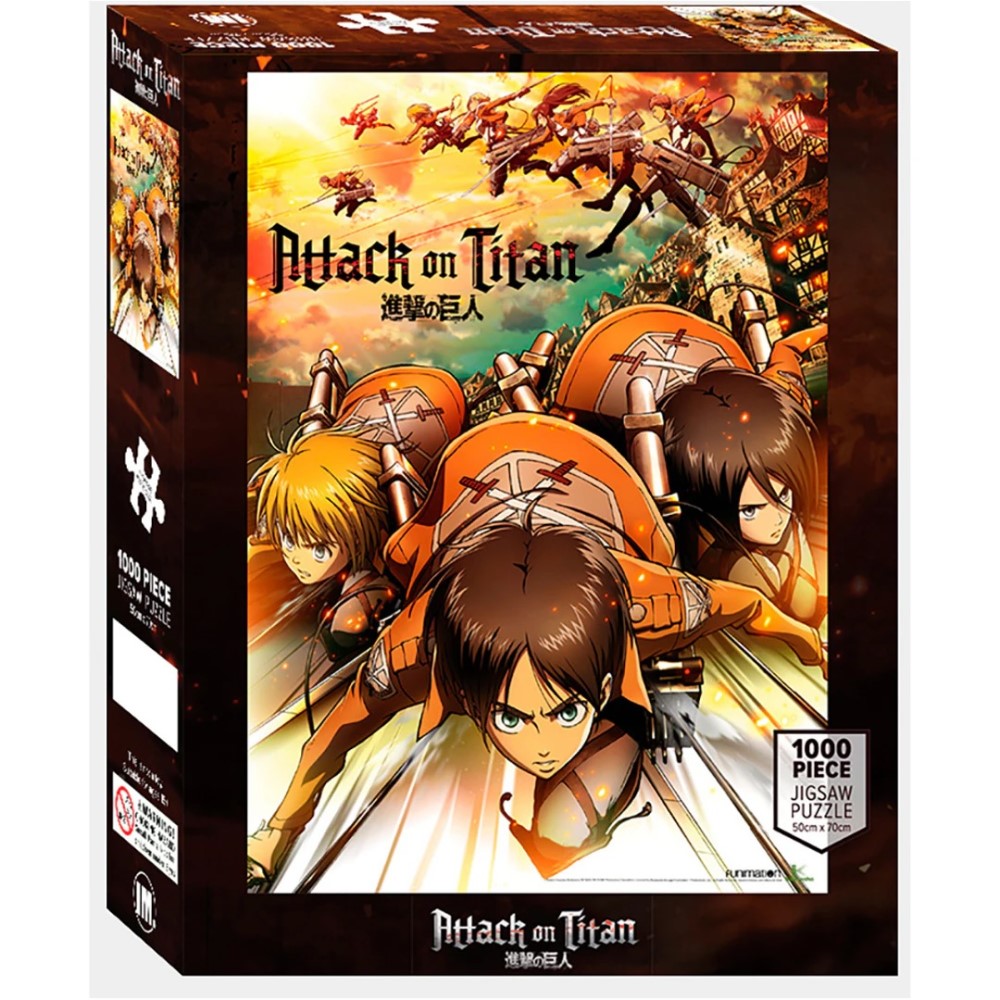 Attack On Titan Anime 1000 Piece Jigsaw Puzzle