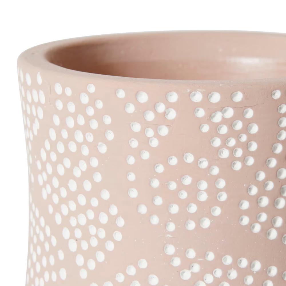 Attractive Dotted Gianna Pot - Pink - Available in 3 Sizes