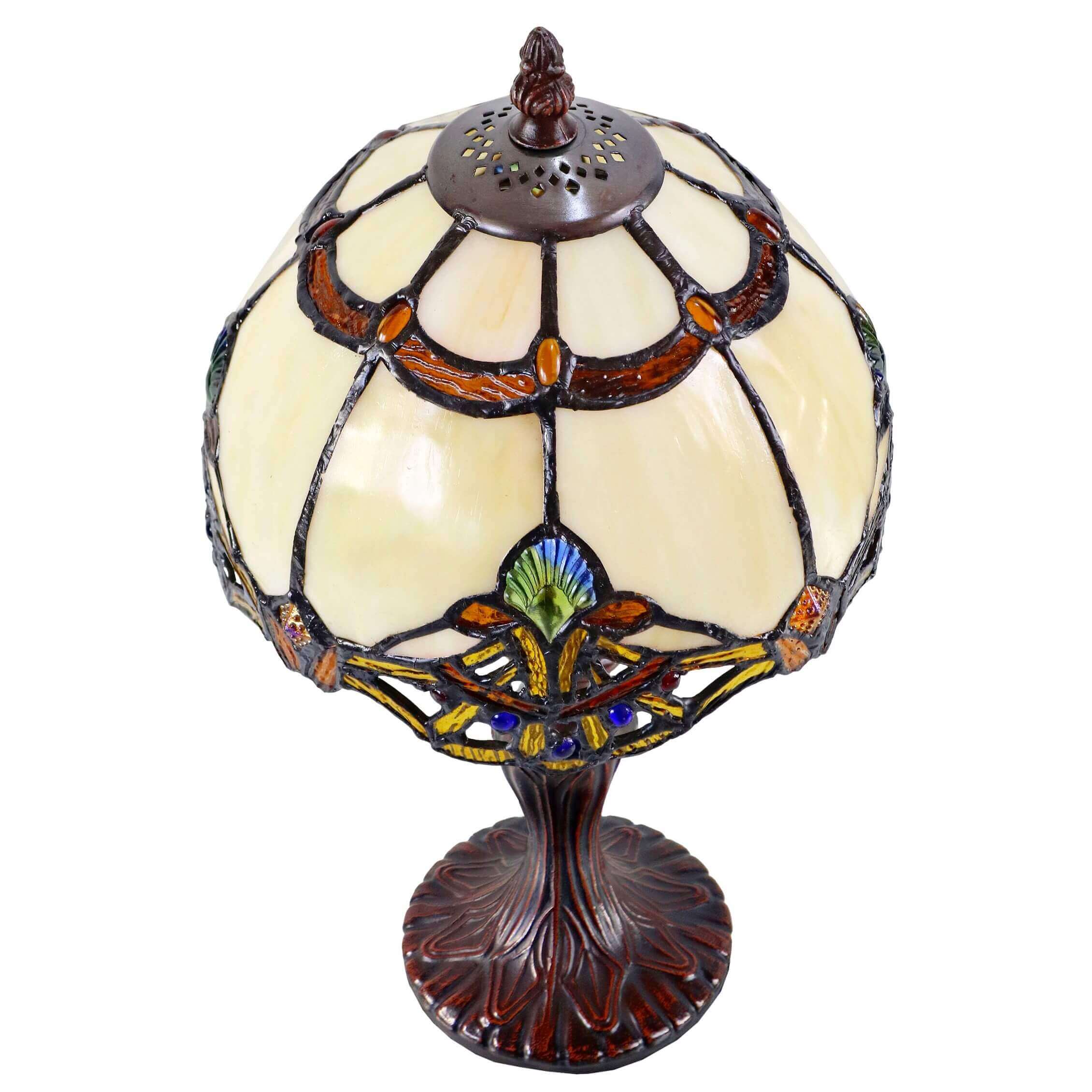 Aurora Tiffany Stained Glass Table Lamp (Available in 3 Colors)