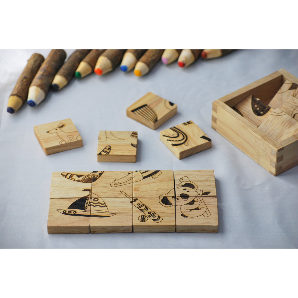 Australian Wooden Icons Puzzle