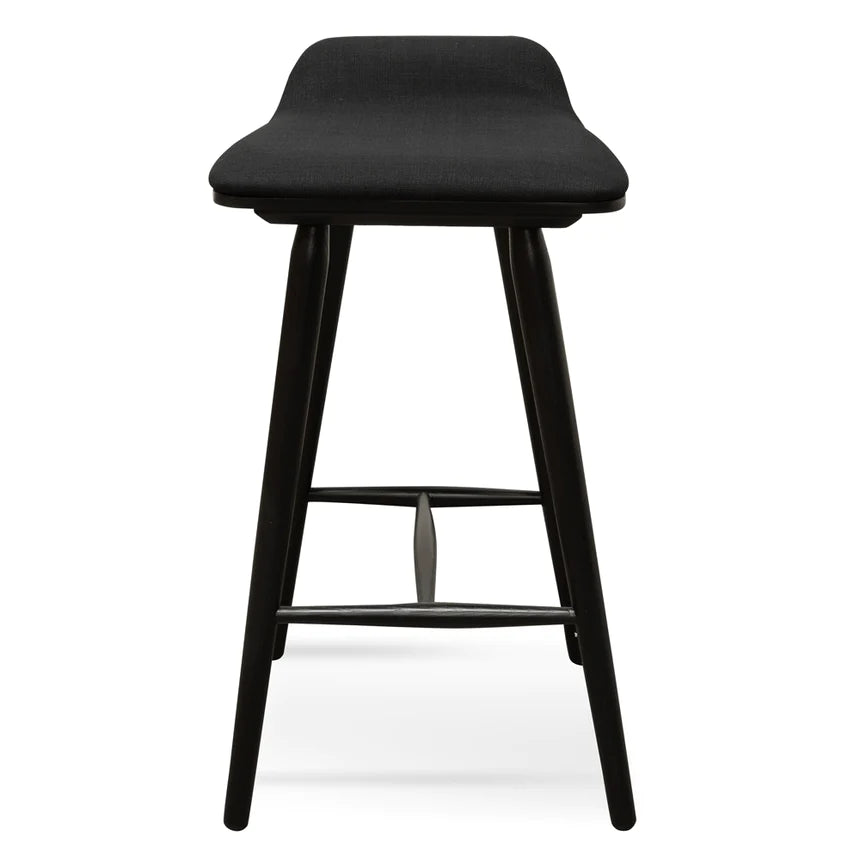 Backless Beauty Bar Stool - Black