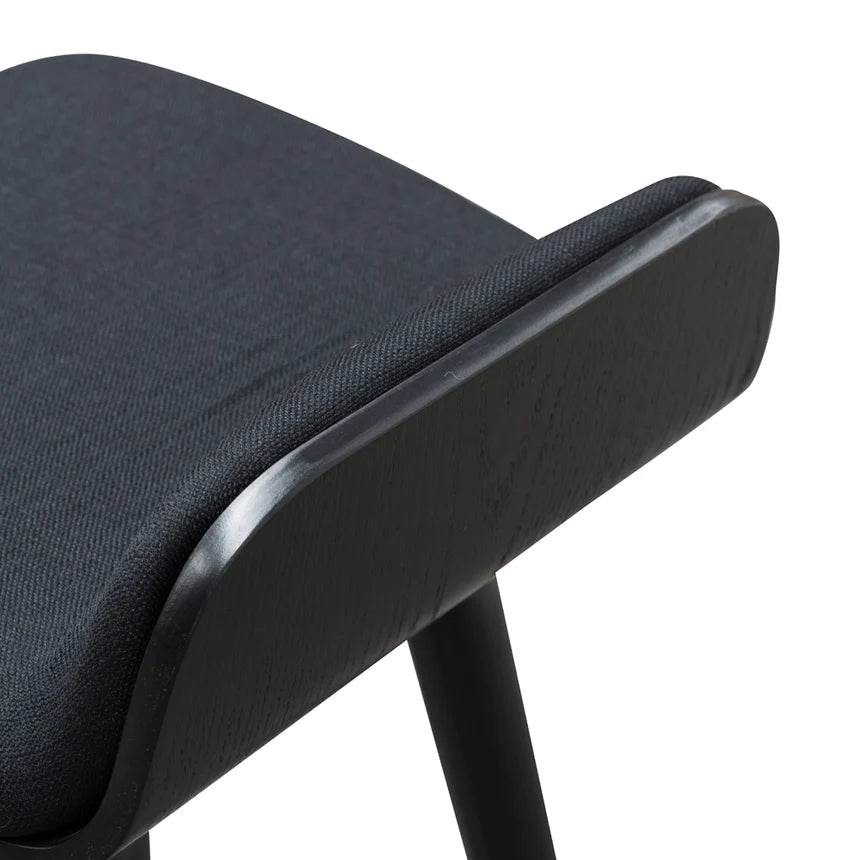 Backless Beauty Bar Stool - Black