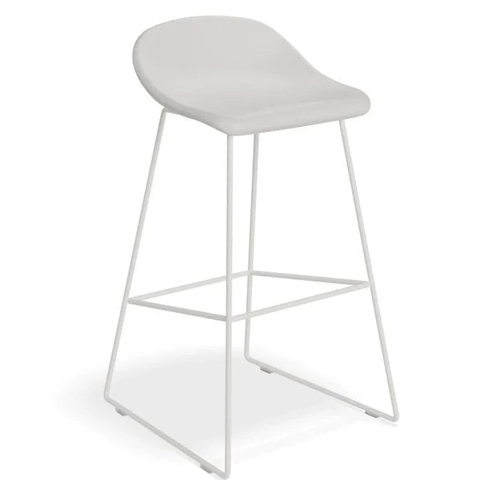 Backless Snow White High Stool (Available in 2 Sizes)