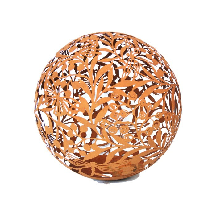 Ball of Rusty Metal Wildlife Outdoor Decor (Available in 2 Sizes)