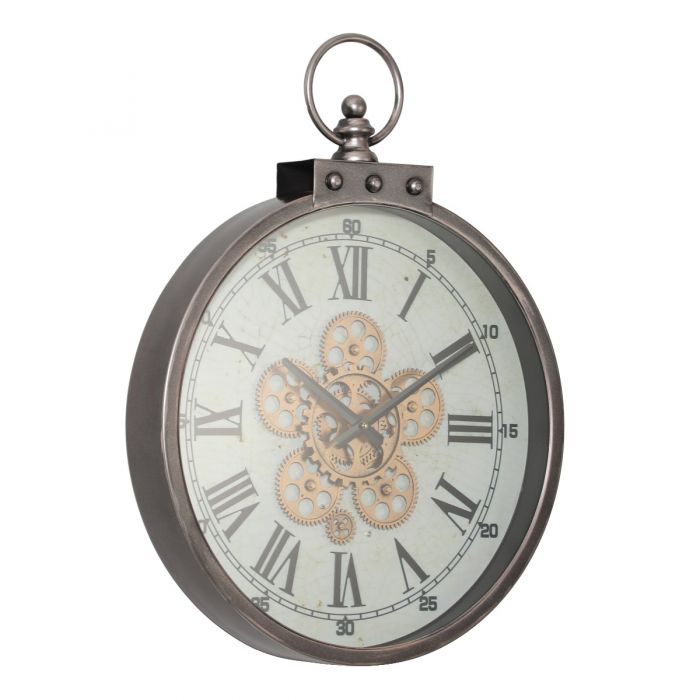 Baxter FOB exposed gear movement Wall Clock - 46cms