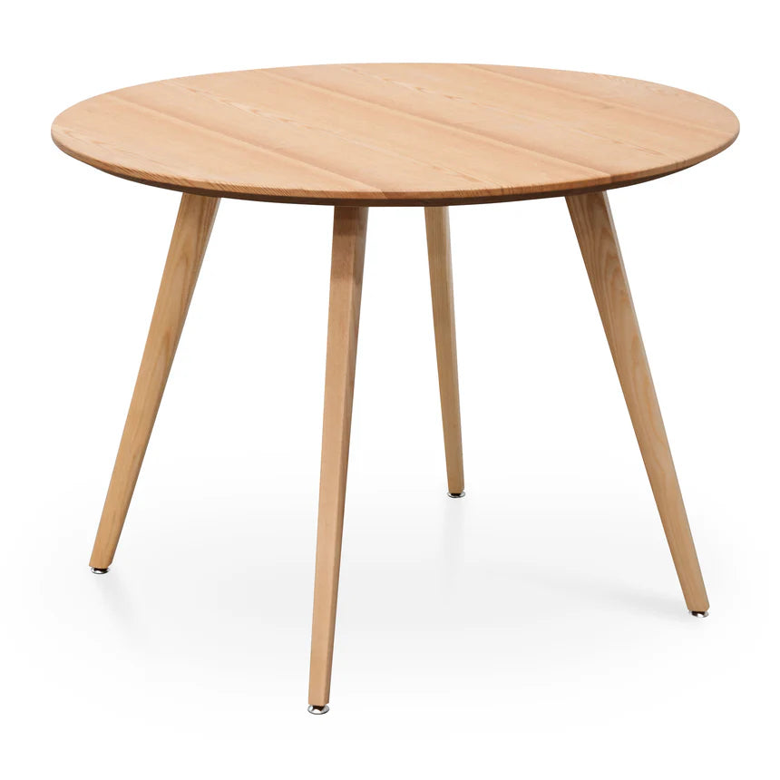 Beautiful Round Dining Table 100cms - Natural