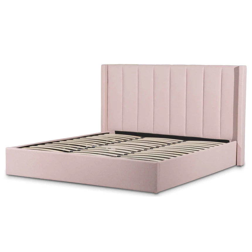 Bedazzled Bed Frames with Storage - Blush Pink (King)