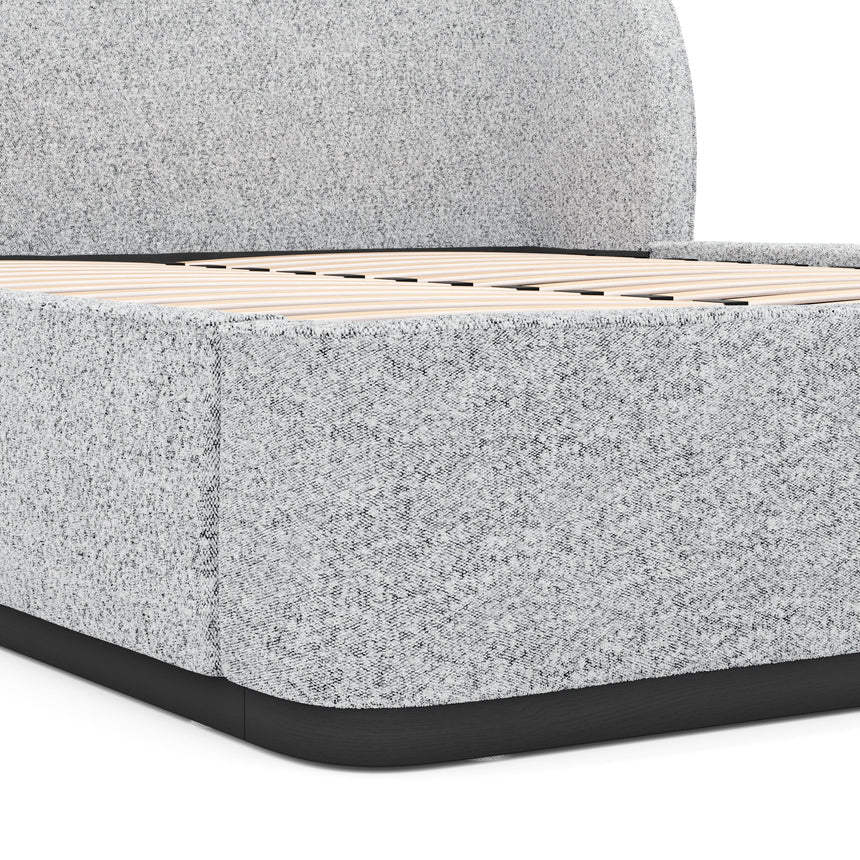 Bedrock Bed Frame - Pepper Boucle (King)