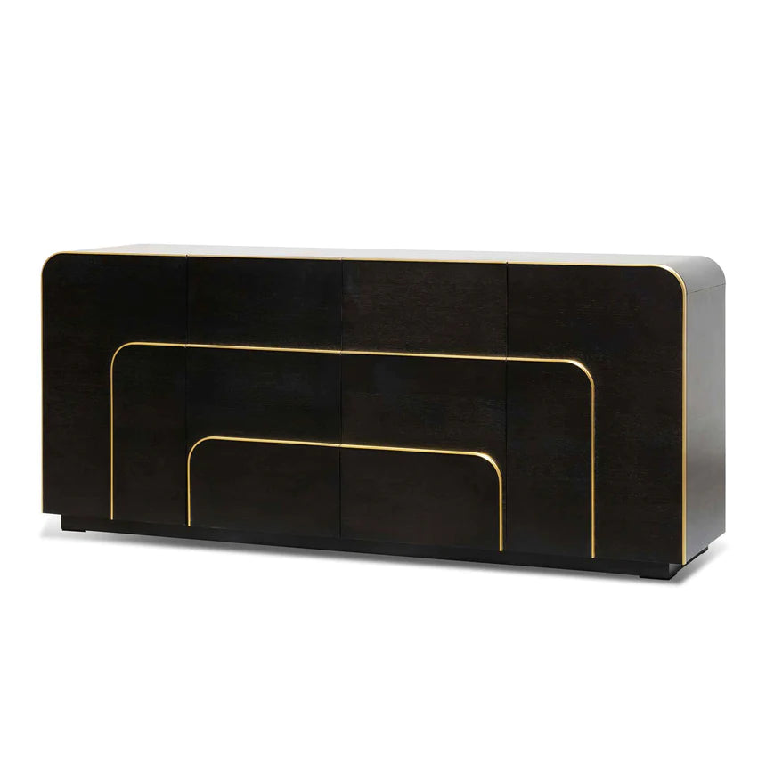 Belle Boutique Side Table 200cms - Black