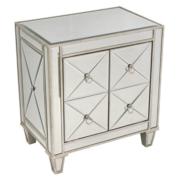 Bentley Mirrored Bedside Table