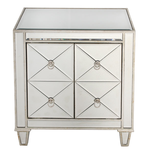 Bentley Mirrored Bedside Table