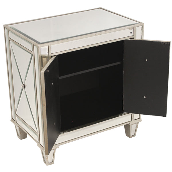 Bentley Mirrored Bedside Table