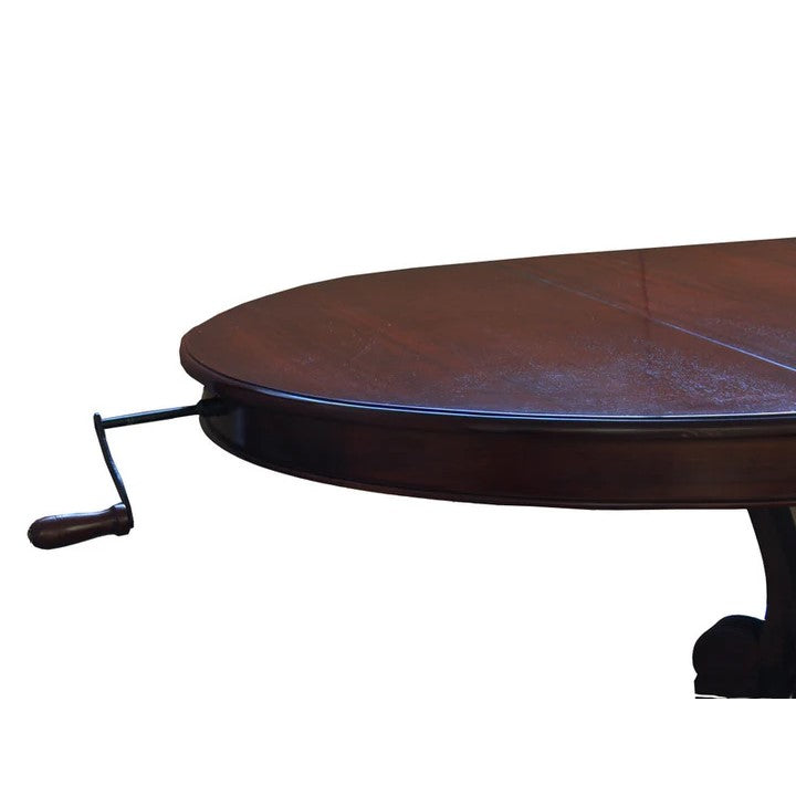 Bespoke Antique Extending Dining Table - Rose Mahogany