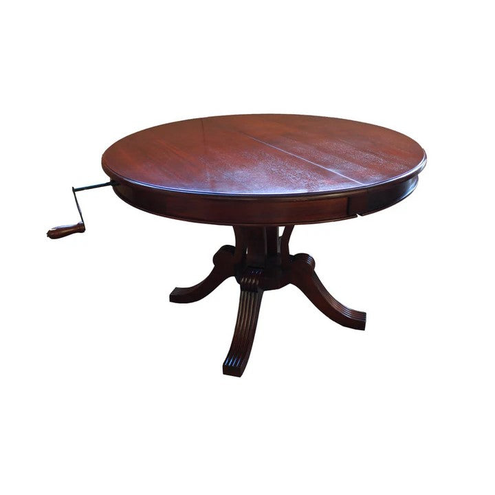 Bespoke Antique Extending Dining Table - Rose Mahogany