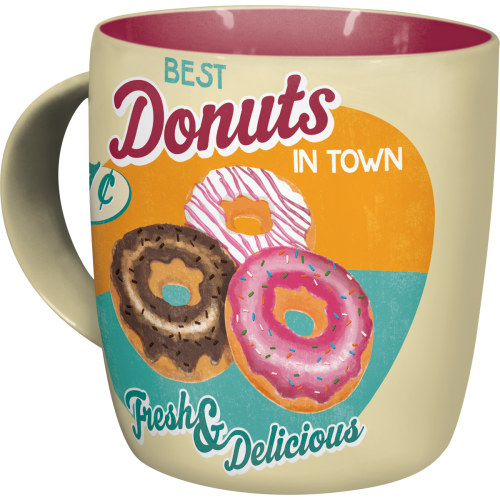 "Best Donuts In Town" Ceramic Coffee Mug