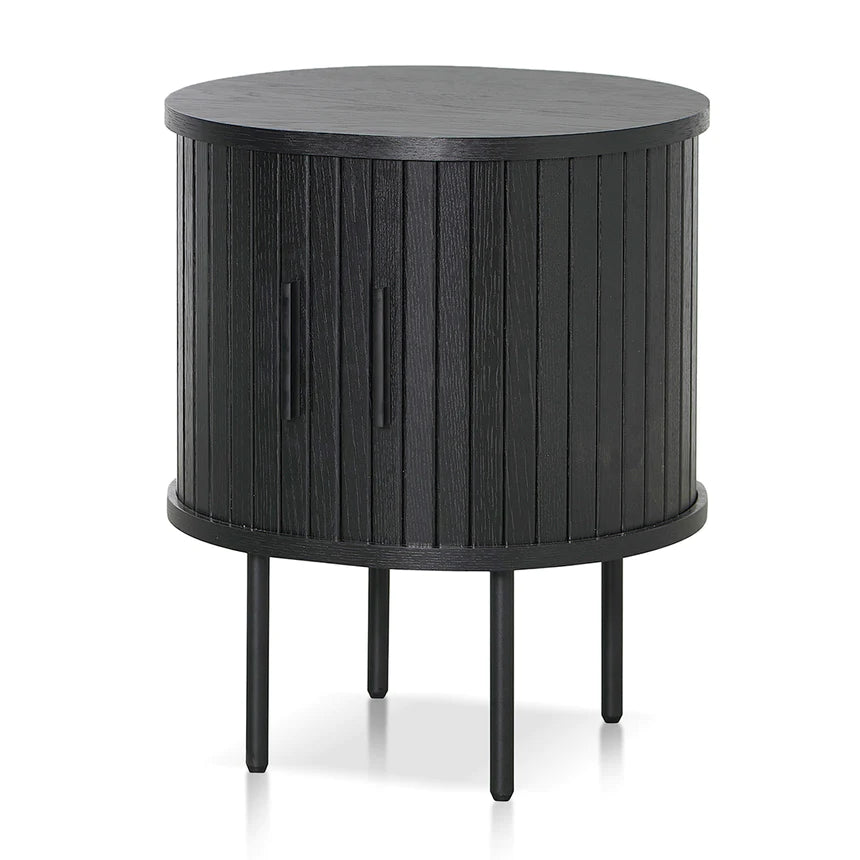 Birch Beauty Side Table 45cms - Black