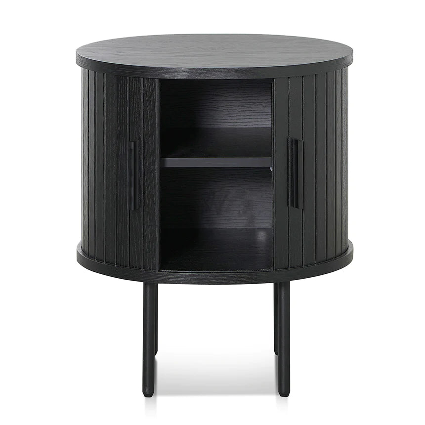 Birch Beauty Side Table 45cms - Black